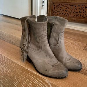 Sam Edelman heeled fringe booties